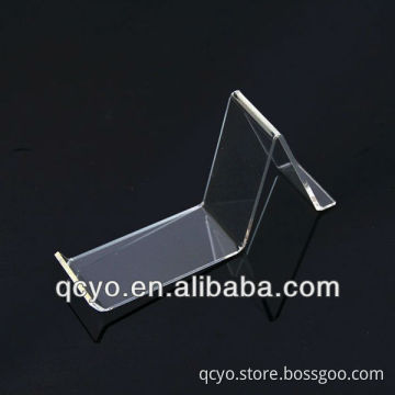 Shenzhen clear acrylic display holder for single shoe/plexiglass shoe display stand